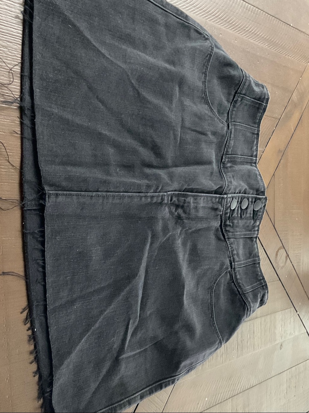 Hollister Black Men's Denim Jean Shorts